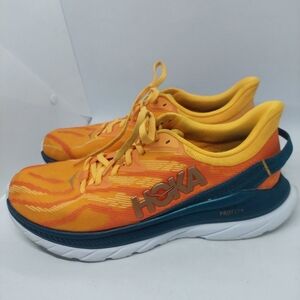 Hoka Mach Supersonic RYCM Sneakers Orange Multicolor Sport Shoes Men's Size 10D